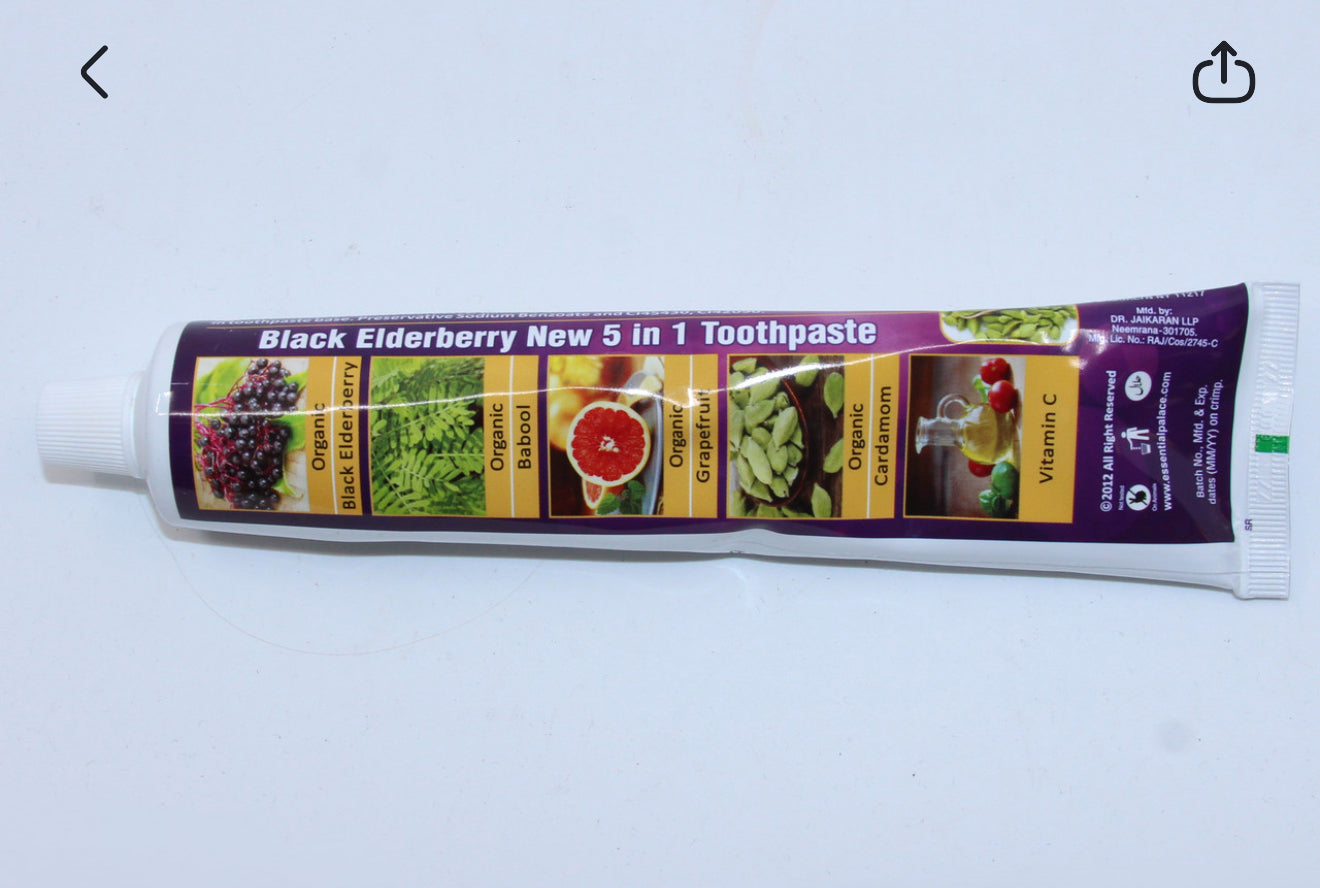 Elderberry Toothpaste