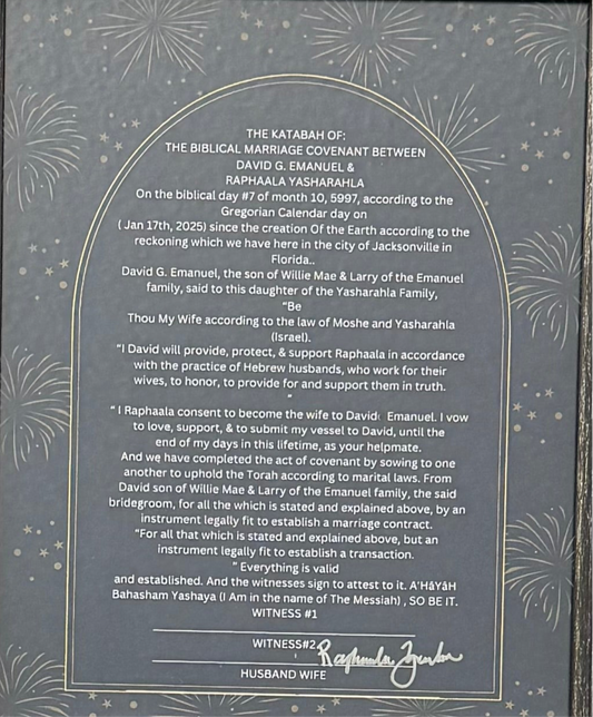 KATUBAHS (Betrothal Certificates) Custom