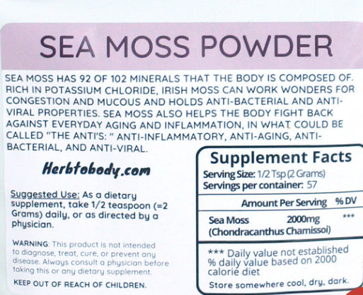 Irish Sea Moss