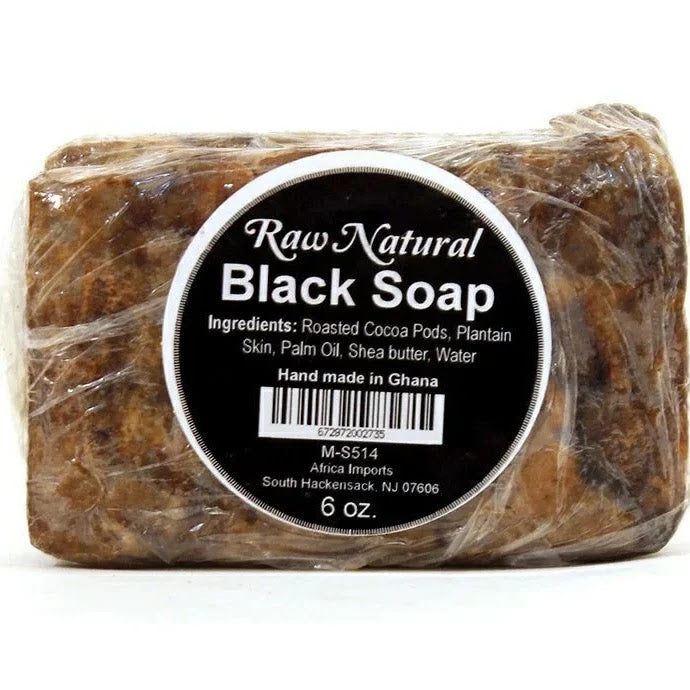 Raw African Natural Black Soap