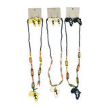 3PC African Ahnk Necklace & Earring Set