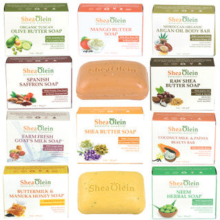 Set Of 10 Shea Olein Soaps